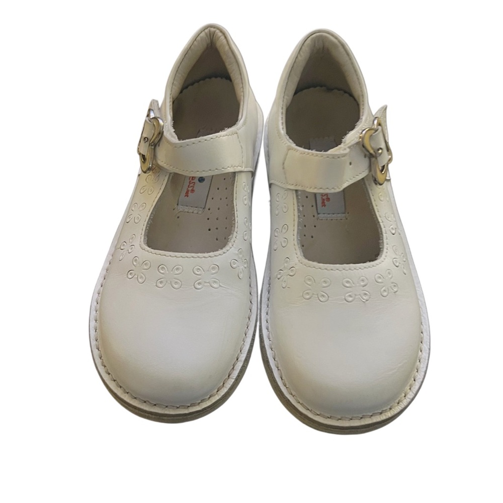 Kid Express White Mary Janes Dress Shoes Sz 11W